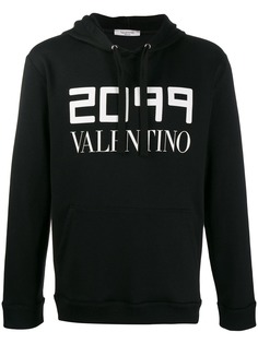 Valentino 2099 logo printed hoodie