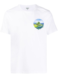 Kenzo painted landscape T-shirt