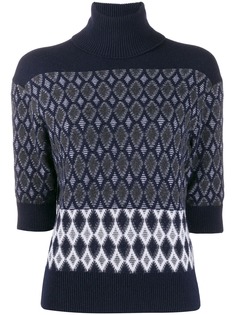 Chloé intarsia polo knit jumper