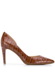 Michael Michael Kors reptile pointed pumps