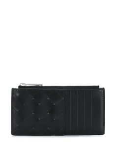 Bottega Veneta Intrecciato weave zip cardholder