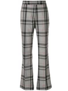 3.1 Phillip Lim flared plaid trousers