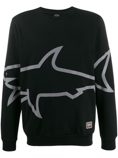 Paul & Shark shark print sweater