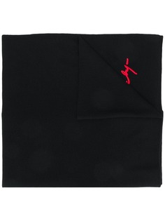 Givenchy embroidered logo scarf