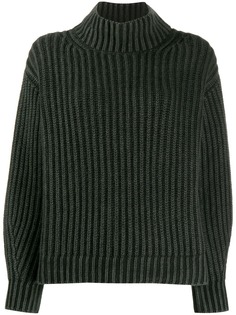 Iris Von Arnim ribbed turtle neck jumper