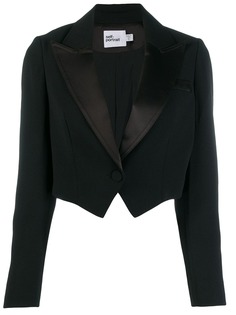 Self-Portrait cropped fitted blazer