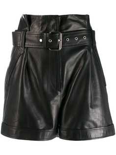 Iro belted biker shorts