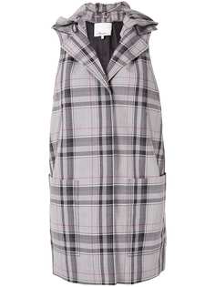 3.1 Phillip Lim plaid hooded waistcoat