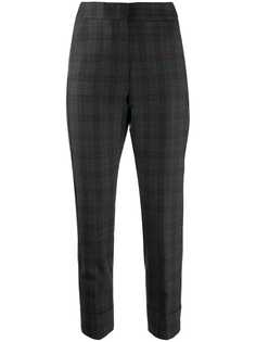 Peserico check print cropped trousers