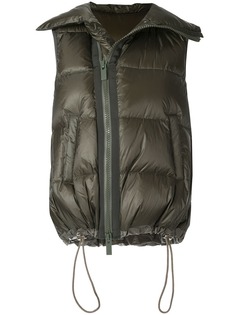 Sacai padded zip-up gilet