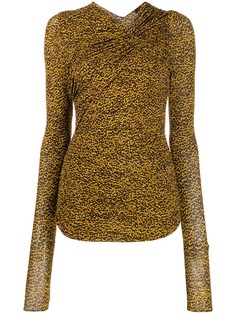 Isabel Marant топ со сборками на плечах