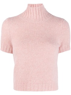Red Valentino укороченный трикотажный топ