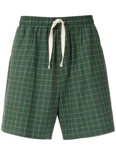 Osklen checked print shorts