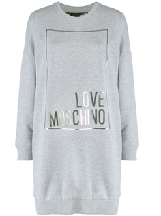 Love Moschino платье-свитер с логотипом