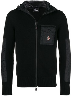 Moncler Grenoble knit fitted jacket
