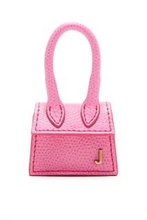 Розовая кожаная сумка Jacquemus