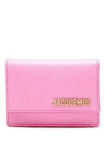 Розовая сумка на пояс из кожи Jacquemus