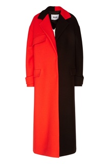 Черно-красное пальто Msgm