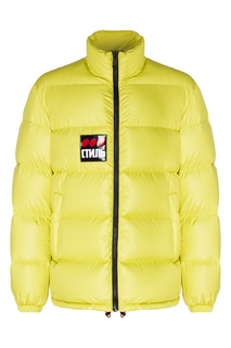 Зеленая стеганая куртка Heron Preston