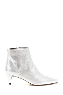 Серебристые переливающиеся ботильоны Durfee Isabel Marant