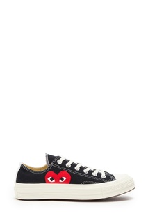 Черные кеды с сердцем Comme des Garçons PLAY x Converse Chuck 70