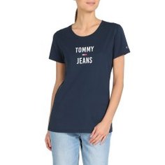 Футболка TOMMY JEANS DW0DW07155 синий