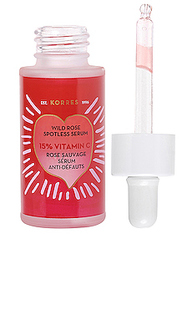 Сыворотка для лица wild rose 15% vitamin c spotless serum - Korres