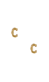 Серьги c initial - Rebecca Minkoff