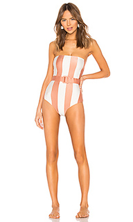 Купальник porto striped strapless - ADRIANA DEGREAS