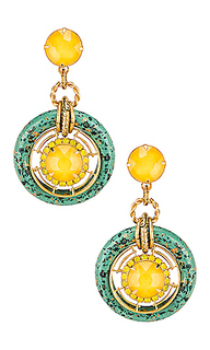 Circle drop earring - Elizabeth Cole