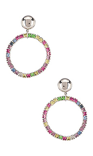 Серьги rainbow crystal - LARUICCI