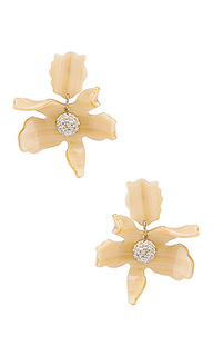 Серьги small crystal lily - Lele Sadoughi