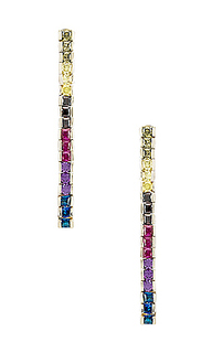 Серьги bezel - joolz by Martha Calvo