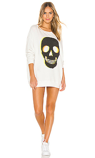 Платье-толстовка glow skull roadtrip - Wildfox Couture