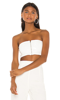 Josie front zip tube top - superdown