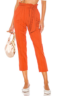 Брюки с высоким поясом tristan - MAJORELLE