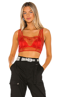 Katrina sheer tank top - superdown