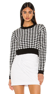 Felicity houndstooth sweater - superdown