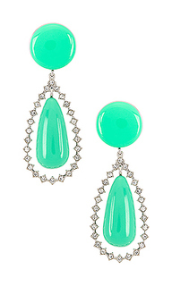 Crystal teardrop earrings - Lele Sadoughi