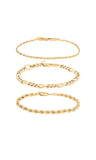 Набор браслетов triple crown - Natalie B Jewelry