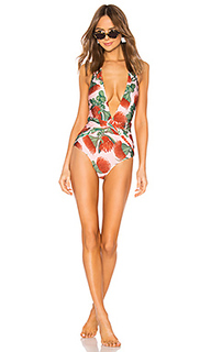 Купальник fiore twisted halter neck - ADRIANA DEGREAS