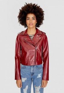 Куртка кожаная Stradivarius