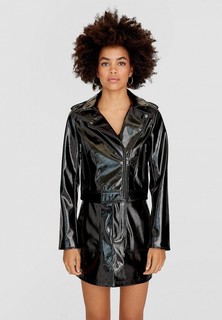 Куртка кожаная Stradivarius