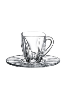 Чайный набор 160 мл, 6 пар Crystalite Bohemia