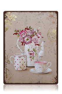 Табличка в стиле прованс Декоративная жесть