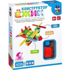 Конструктор Bondibon Ёжик, самолёт, 58 деталей (ВВ2576 )