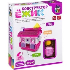 Конструктор Bondibon Ёжик, дом, 58 деталей (ВВ2577 )