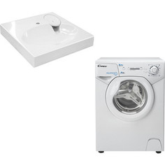 Cтиральная машина с раковиной Candy Aqua 1D 1035-07, Эстет Lea 60