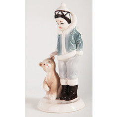 Сувенир Snowmen фигурка девочка с медведем 18, 5см Рождество (Е92355)