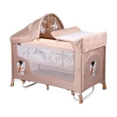 Манеж Lorelli San Remo 2 Rocker Бежевый Beige Cool Cat 1935